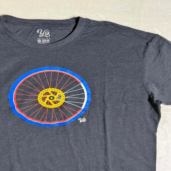 Yo Colorado Premium Soft Fit Stretch T-Shirt Men's 2XL Cycling Outdoor Golden CO - Picture 2 of 7